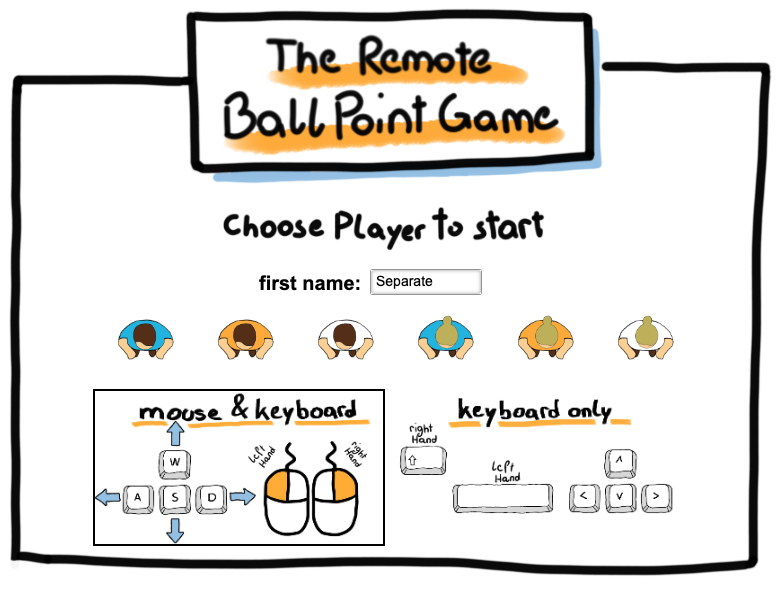 The Remote Ball Point Game The Ball Point Game